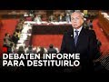 Debaten informe para destituir a Pedro Chávarry