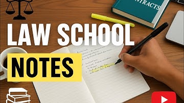 LAW SCHOOL | Taking Notes