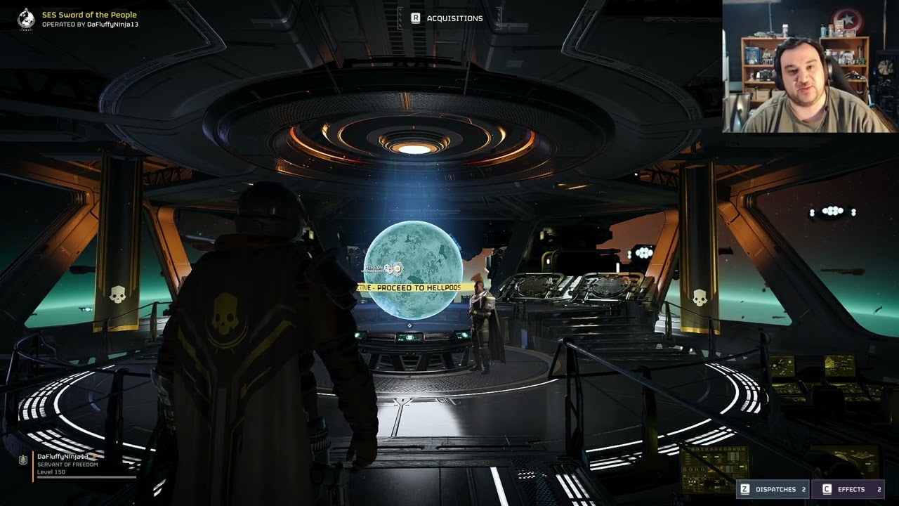 Разговоры в Helldivers перед миссиями