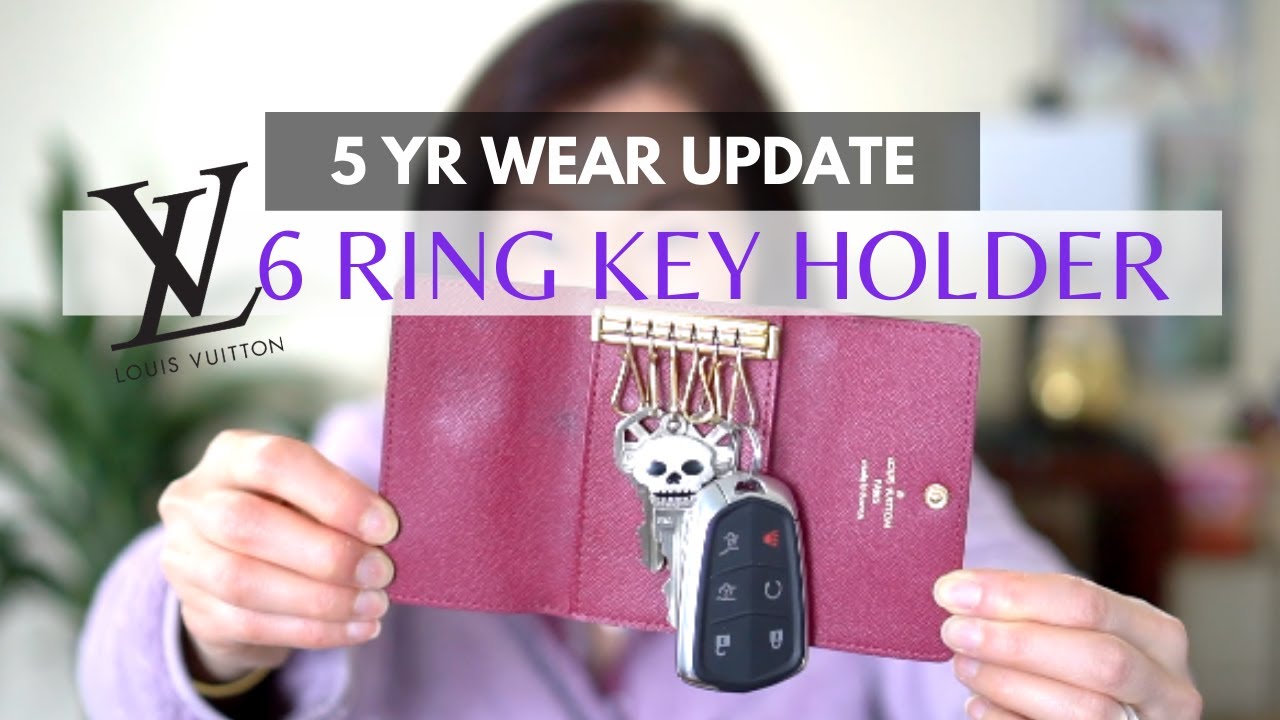 LV 6 Ring Key Holder  5 YR WEAR UPDATE! 