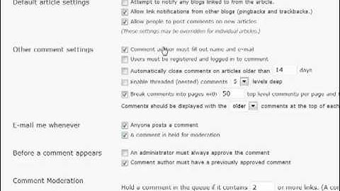 WordPress for Business - Configuring the Discussion Settings on Your Site