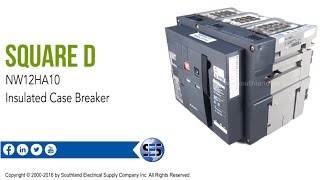 Schneider Electric, Square D, Nw12Ha10, 1200 Amp, 1150 Volt, Iec, Insulated Case Circuit Breaker