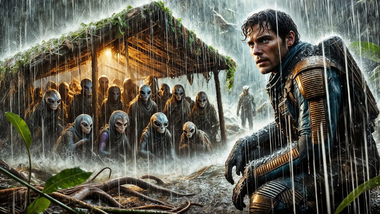 Alien Students Fail to Set Shelter in Rainstorm — Human Digs Drainage and Builds Sloped Roof / HFY