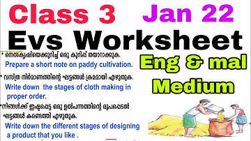 Class 3 Evs Worksheet Jan 22/3 rd std evs worksheet 22/1/21/victers std 3 evs worksheet 22/1/2021