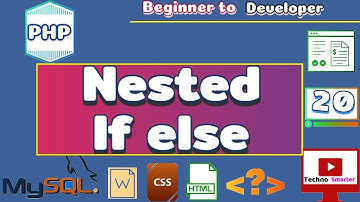 Nested if else statements | PHP conditional structure - 20 | Tutorials for beginners -HINDI
