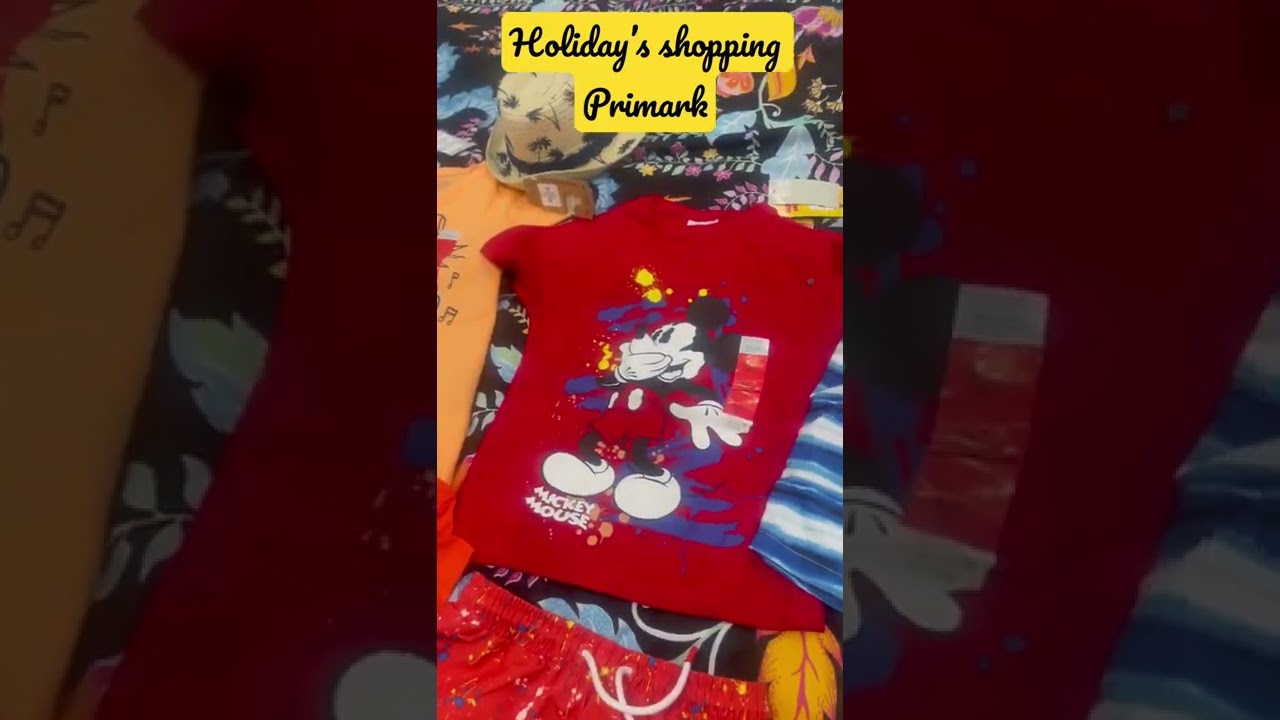 Holiday’s shopping from primark for young boys(1.5 to 8years)