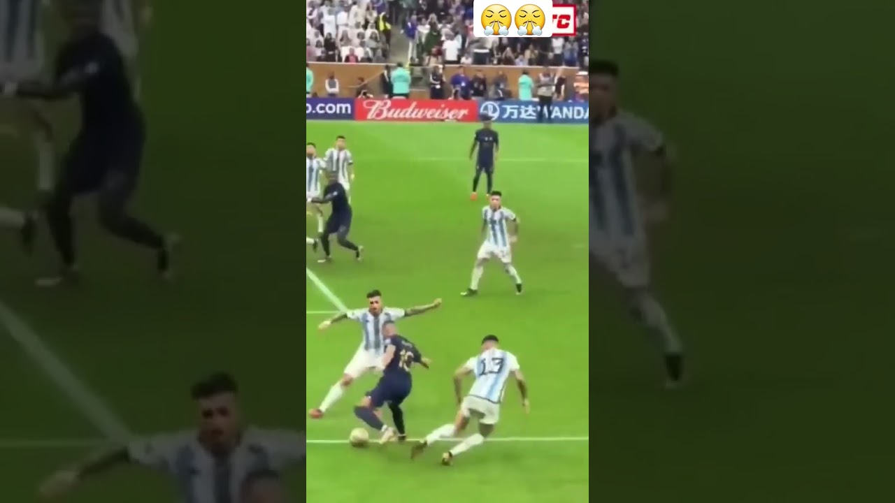 Enzo Fernandez tackle on mbappe 