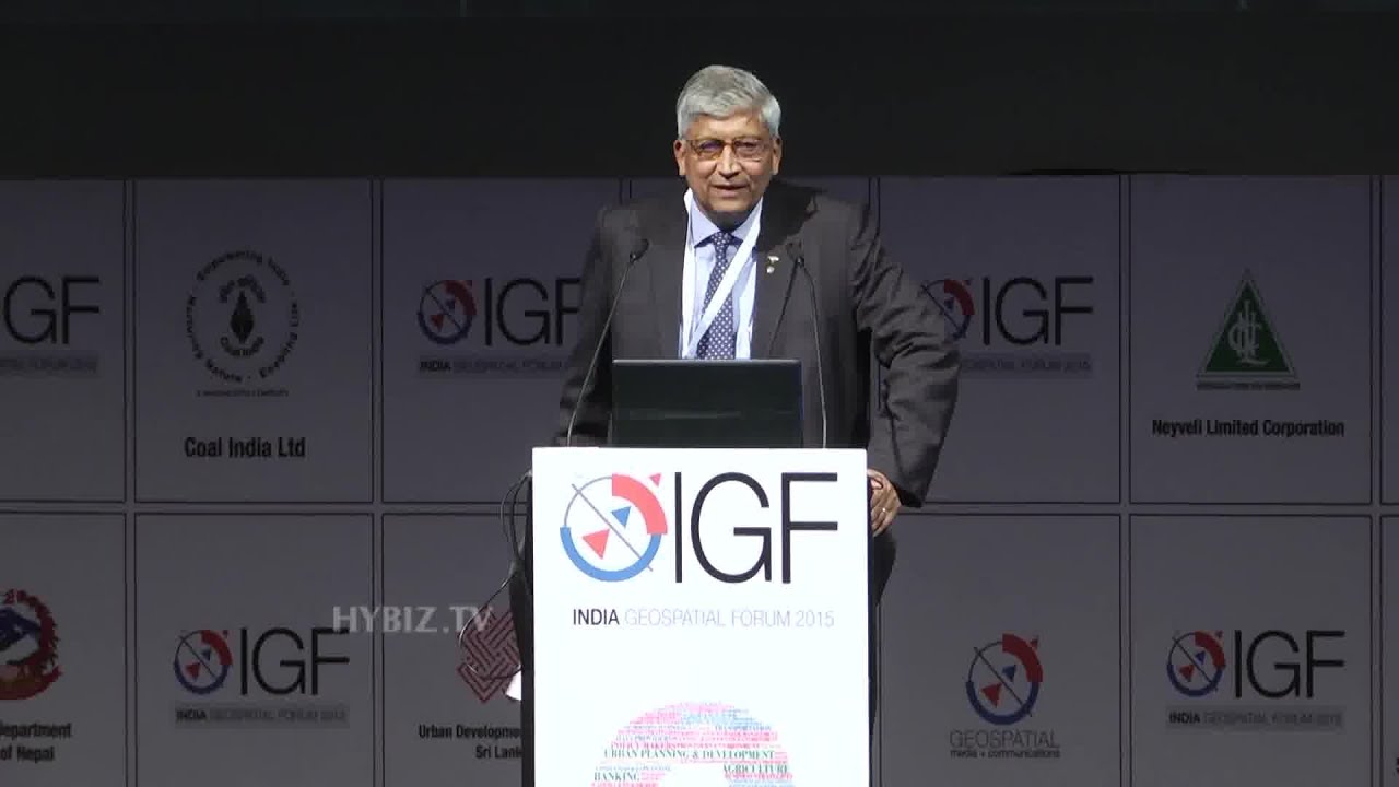 Venkataramanan CEO Of Larsen & Toubro At India Geospatial Forum 2015 - Hybiz.tv