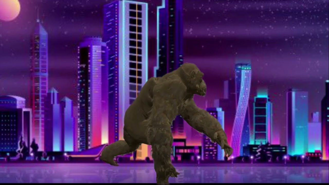 Dr Livesey walking but it's King Kong