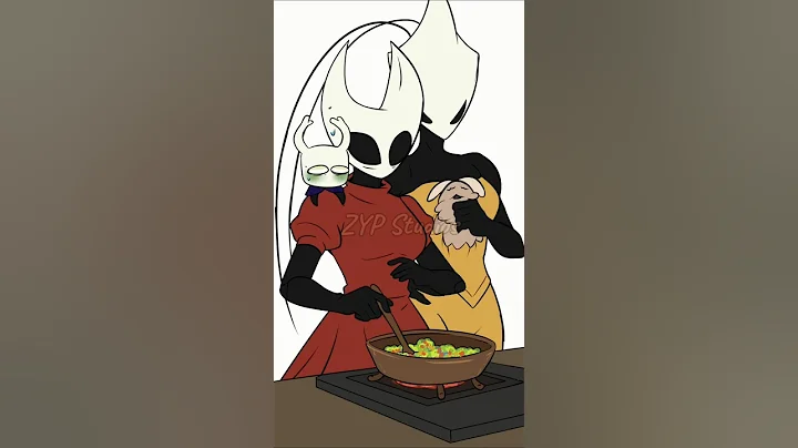 Hornet & Knight: Hornet Cocina...🐕 Part 3 #animation #meme #silksong #art #hornet