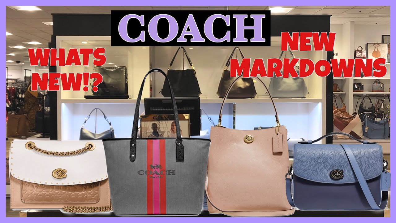 COME SHOPPING WITH ME: COACH | WHAT’S NEW | NEW MARKDOWNS