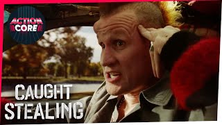 Epic Car Chase Scene Caught Stealing 2025 Actioncore