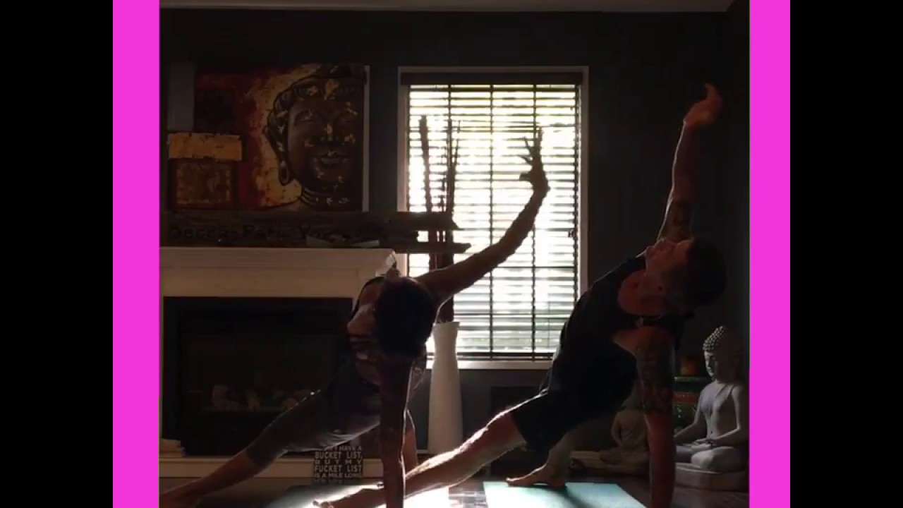 2 min. Beautiful Synchronized Yoga Dance with Becca Pati and Guest