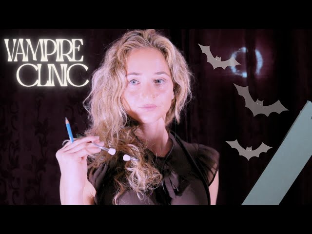 [ASMR] Doctor Physical Exam in a VAMPIRE clinic 🧛 (SOFT SPOKEN, LATEX GLOVES, PERSONAL ATTENTION)