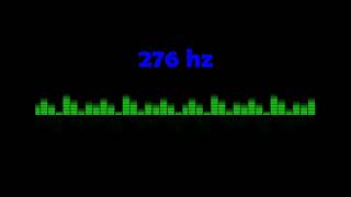 ⒽⓏ| 276 hz Pure Tone Frequency| NO Music , For Meditation, Testing. Black Screen