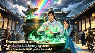 Transmigrated to cultivation world. Awakened alchemy system. Went from trash to pill genius!