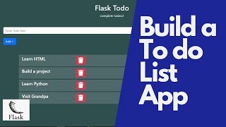 Build a To-do List Application with Flask ,Bootstrap And Flask Font-Awesome. Beginner Project