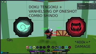 DOKU TENGOKU + VANHELSING OP ONESHOT COMBO | Shindo Life Roblox