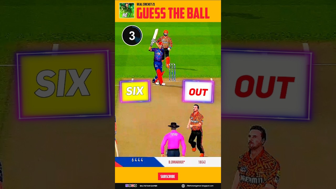 Guess The Ball 🔥 Real Cricket 21 