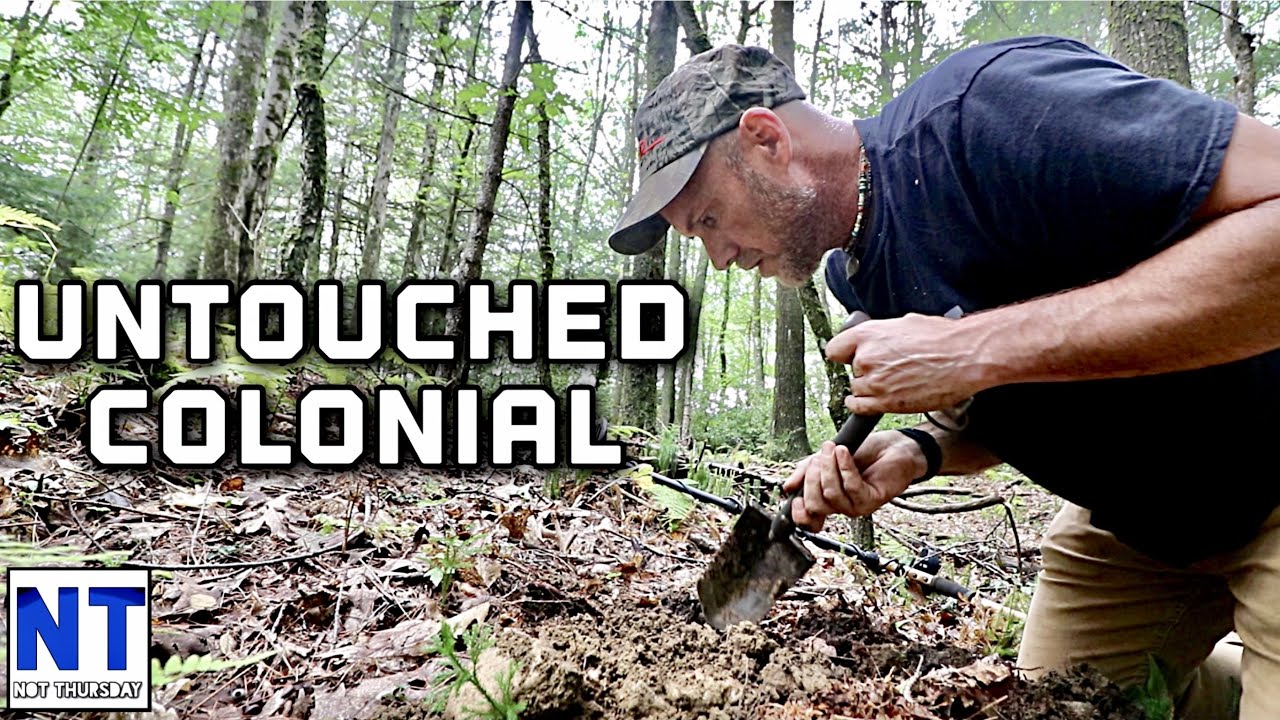 Being the fist person to metal detect a colonial New England cellar is ...