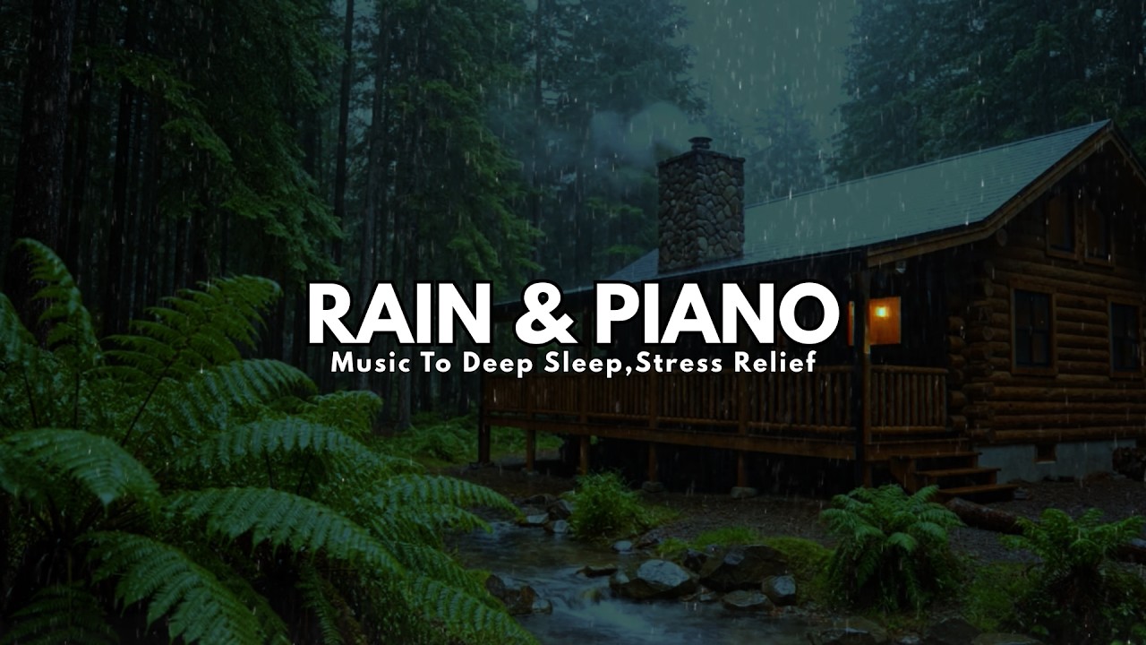 Relaxing Rain Sounds and Soft Piano Music for Better Sleep Tonight