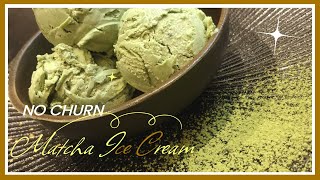 Matcha Ice cream Easy to make 3 Ingredients only!!