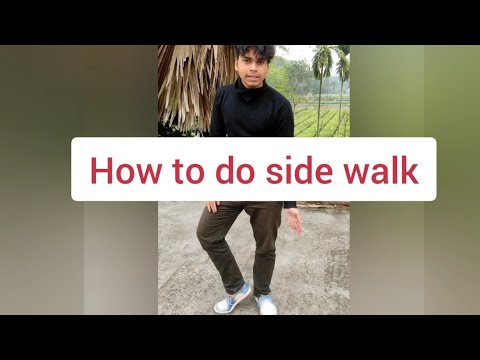 How to do side walk/Glide/Slide [side walk dance step by step tutorial]|with Dinamo|