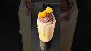 Mango Shake + Mudslide Ice Cream 🤯 Summer Dessert in a Glass! #shorts