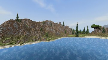 Minecraft Crows Island Timelapse - World Machine and WorldPainter