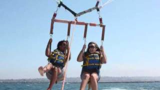 Jasmine and Sharla's Parasailing Adventure