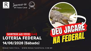 Federal ao vivo, Domingo, 14/06/2026 - Resultado Fácil!