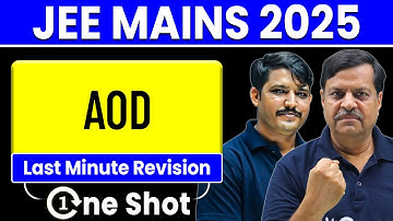 Application of Derivatives (AOD) - Class 12 Math | JEE Mega Revision One-Shot