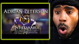 First Time Reacting to Adrian Peterson - Unbreakable