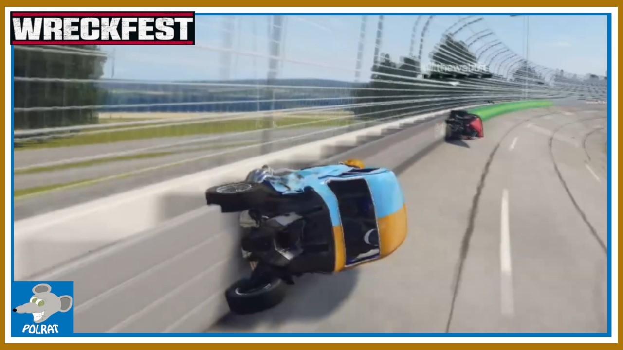 I managed to do some Wall Riding in Wreckfest