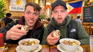 We Tried the Famous Filipino Balut Egg, Duck Embryo & Pigs Intestines 🤢