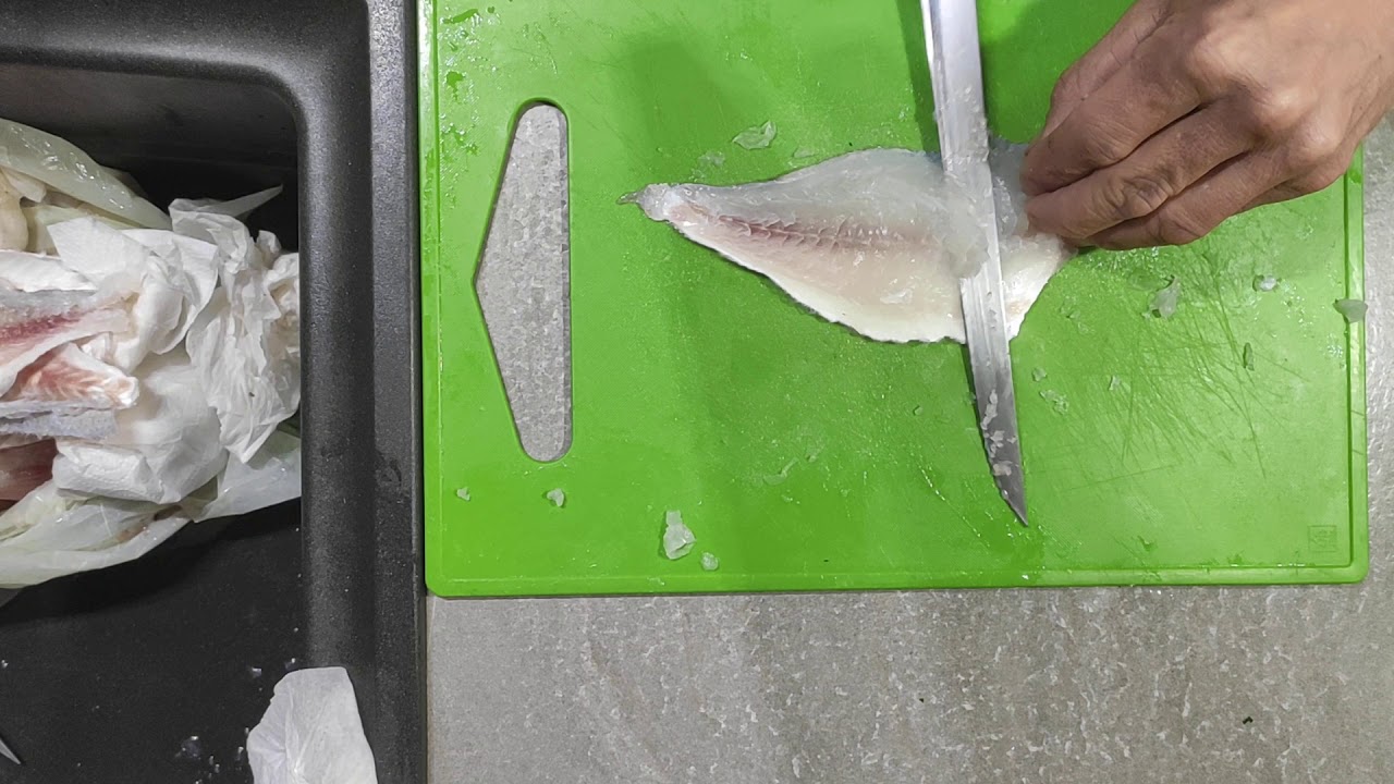 Come preparare il pesce crudo appena pescato...buon appetito