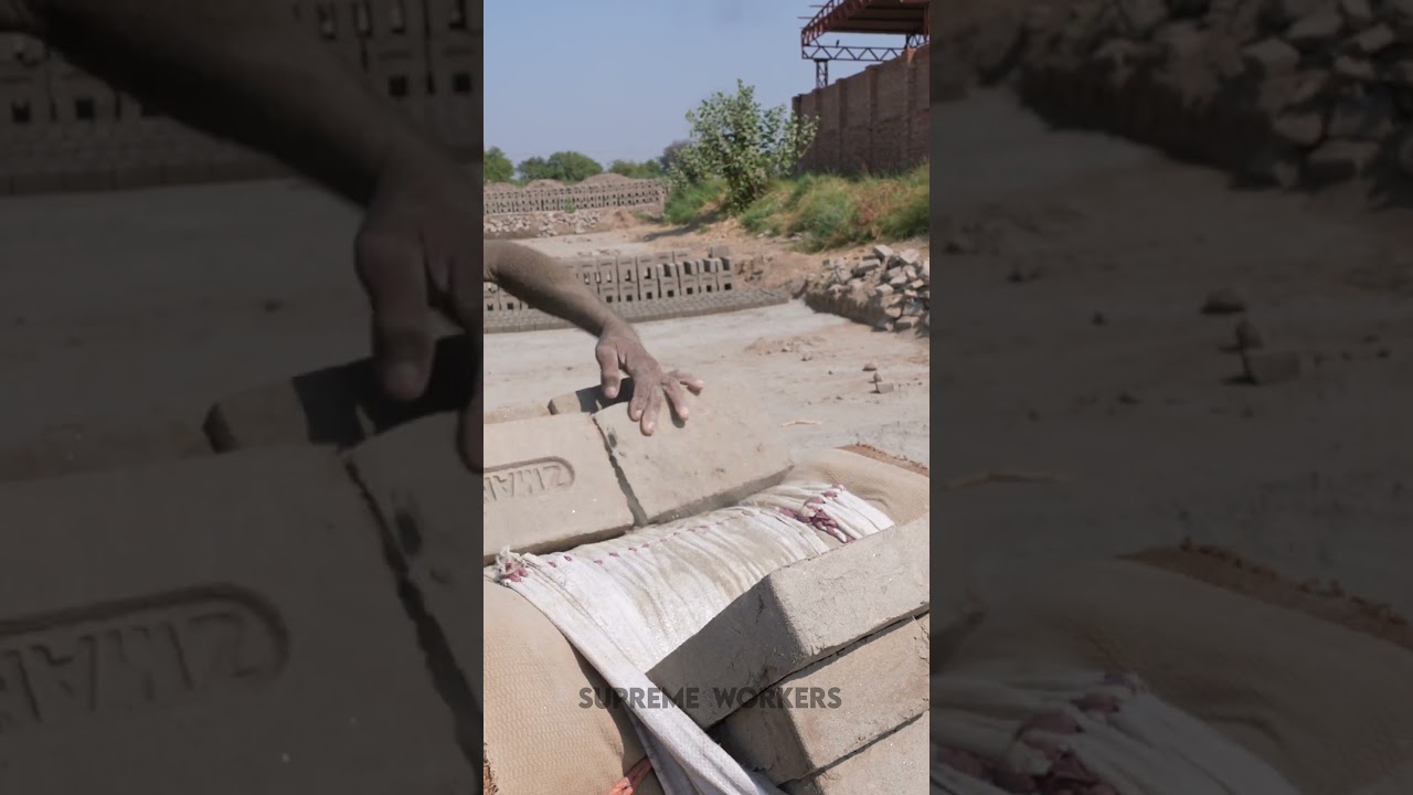 Traditional Bricks Making Process In Asia | 