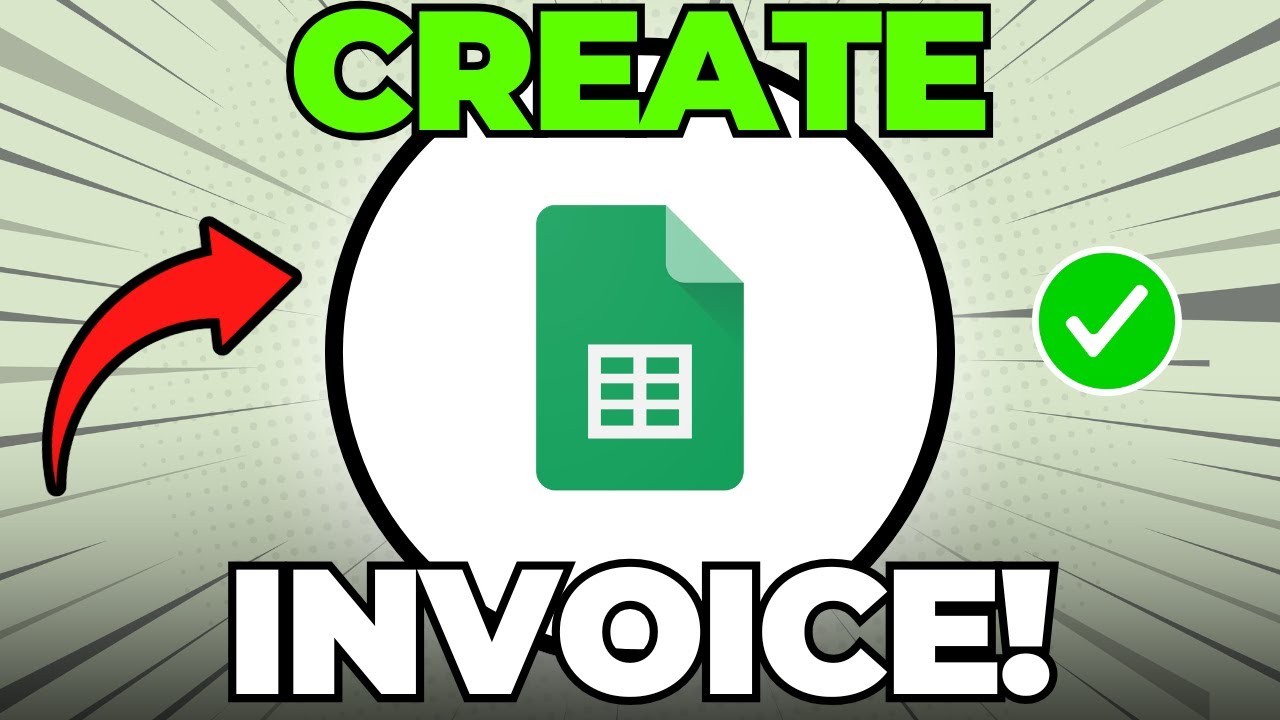 How to Create an Invoice Template in Google Sheets - YouTube