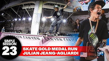 JULIAN AGLIARDI | 🥇 GOLD MEDAL RUN OF SIMPLE SESSION 23