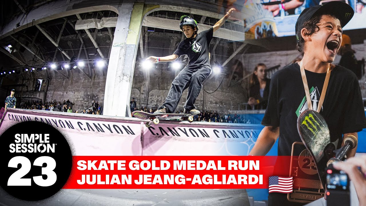 JULIAN AGLIARDI 🥇 GOLD MEDAL RUN OF SIMPLE SESSION 23