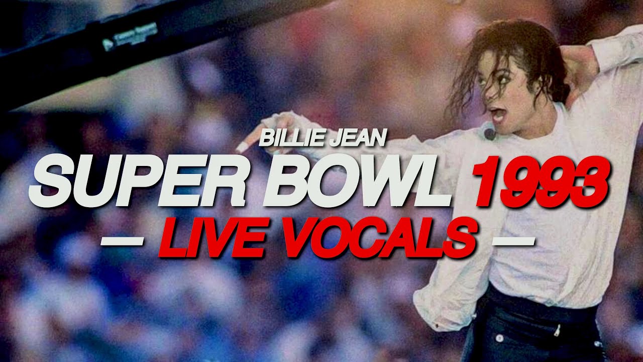 Michael Jackson - Billie Jean Super Bowl 1993 but actually Live