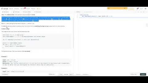 LeetCode #26 Eliminar duplicados en un array ordenado