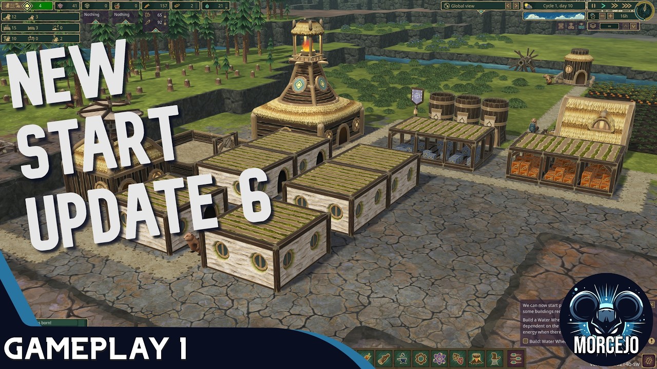 Timberborn - New start update 6! - Gameplay 1 - YouTube