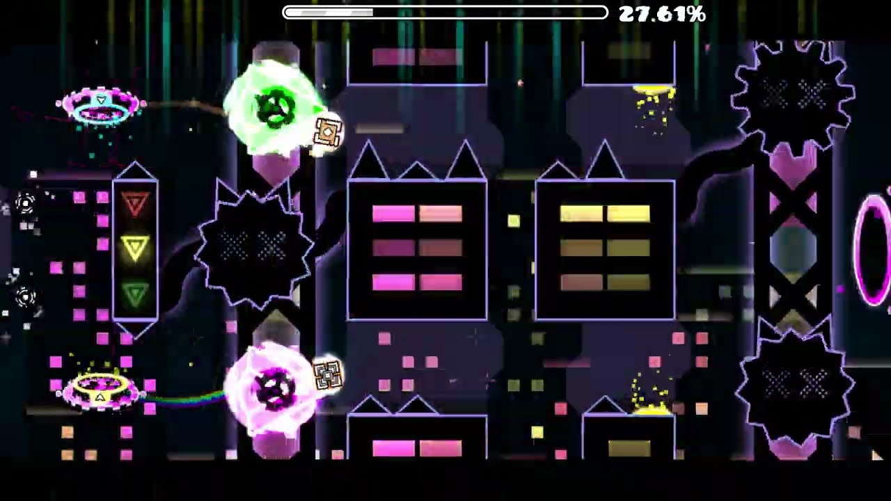 Neon Skyline mid gameplay