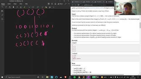 Educational Codeforces Round 107 (Rated for Div. 2)full screencast virtual participation A and B.