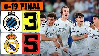 Club Brugge vs Real Madrid u19 HIGHLIGHTS 🔥 FINAL   UEFA Young League 2026