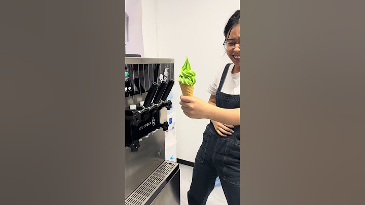 3 flavors Ice cream machine