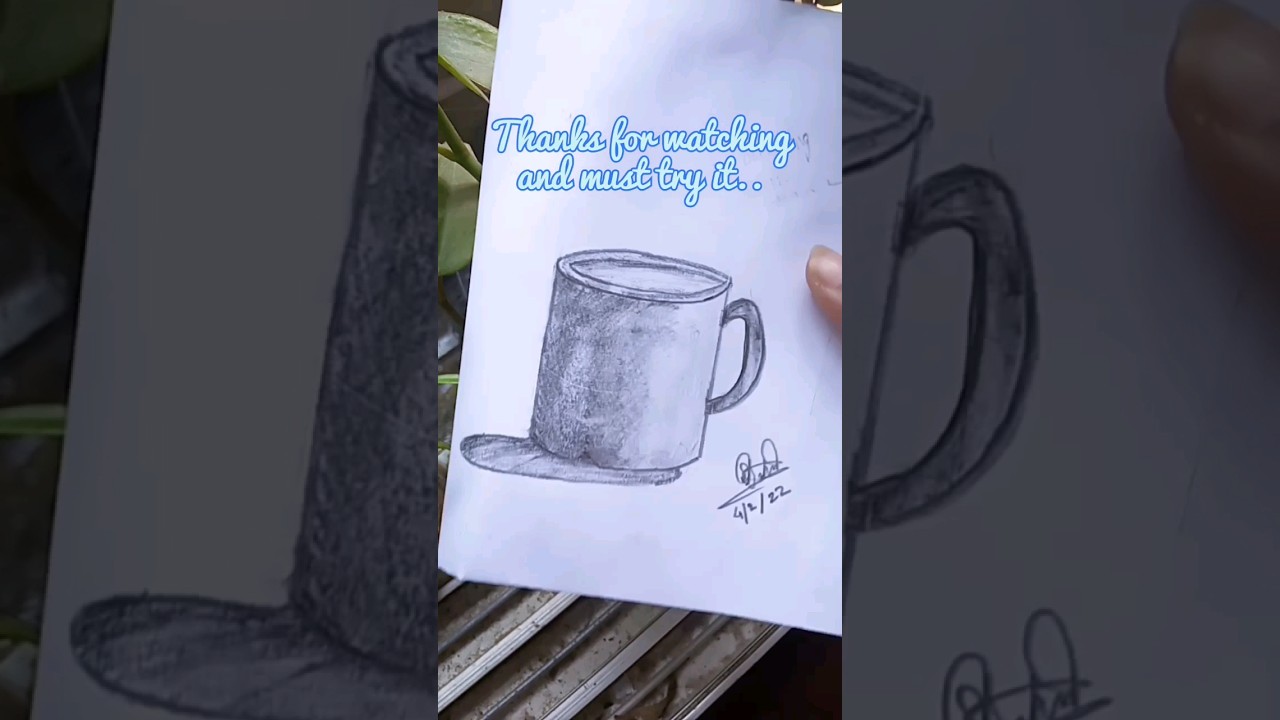 How to shade a mug /Mug shading subscribe YouTube