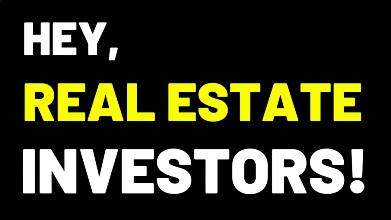 HEY, REAL ESTATE INVESTORS! Watch This...(New Honest Carpenter
