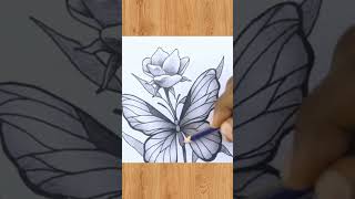 एक शानदार ? फूल और ? तितली||A Glorious Flower and Drove of Butterfly||#shorts